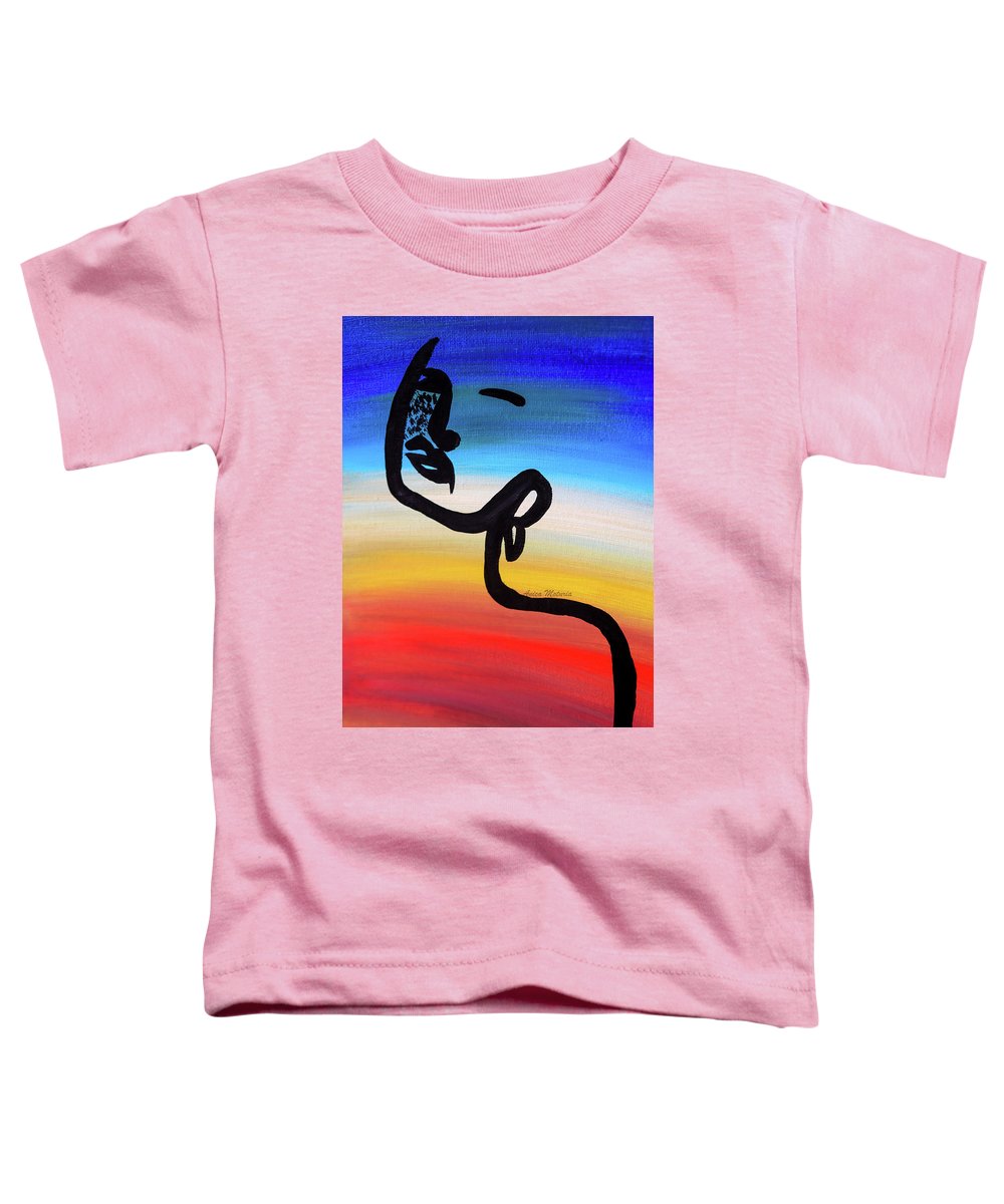 Line Art Beauty - Toddler T-Shirt - Customizable