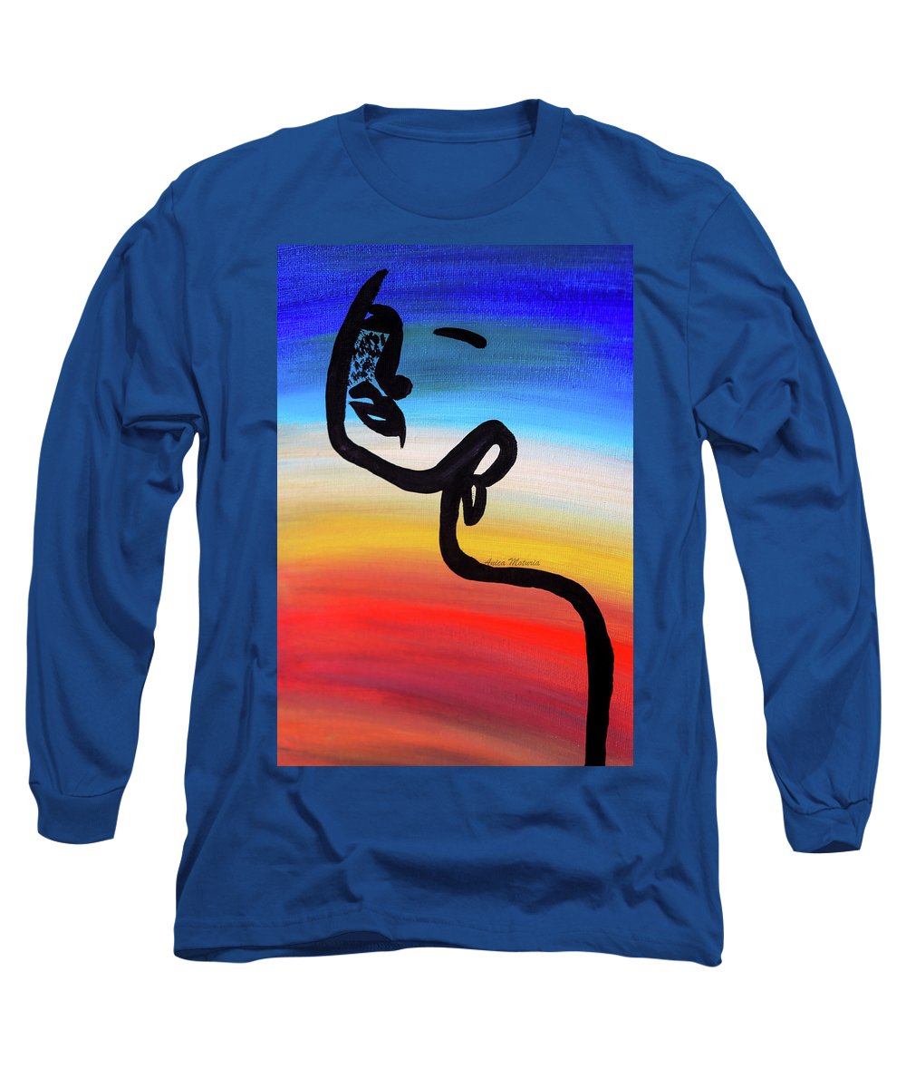 Line Art Beauty - Long Sleeve T-Shirt - Customizable