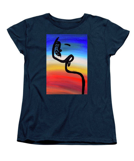 Line Art Beauty - Women's T-Shirt (Standard Fit) - Customizable