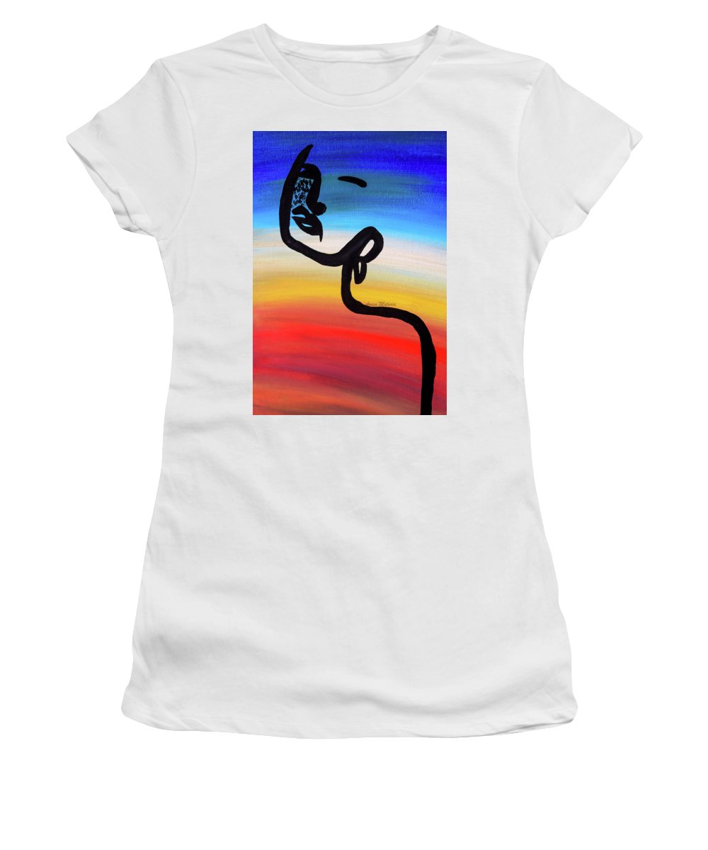 Line Art Beauty - Women's T-Shirt - Customizable