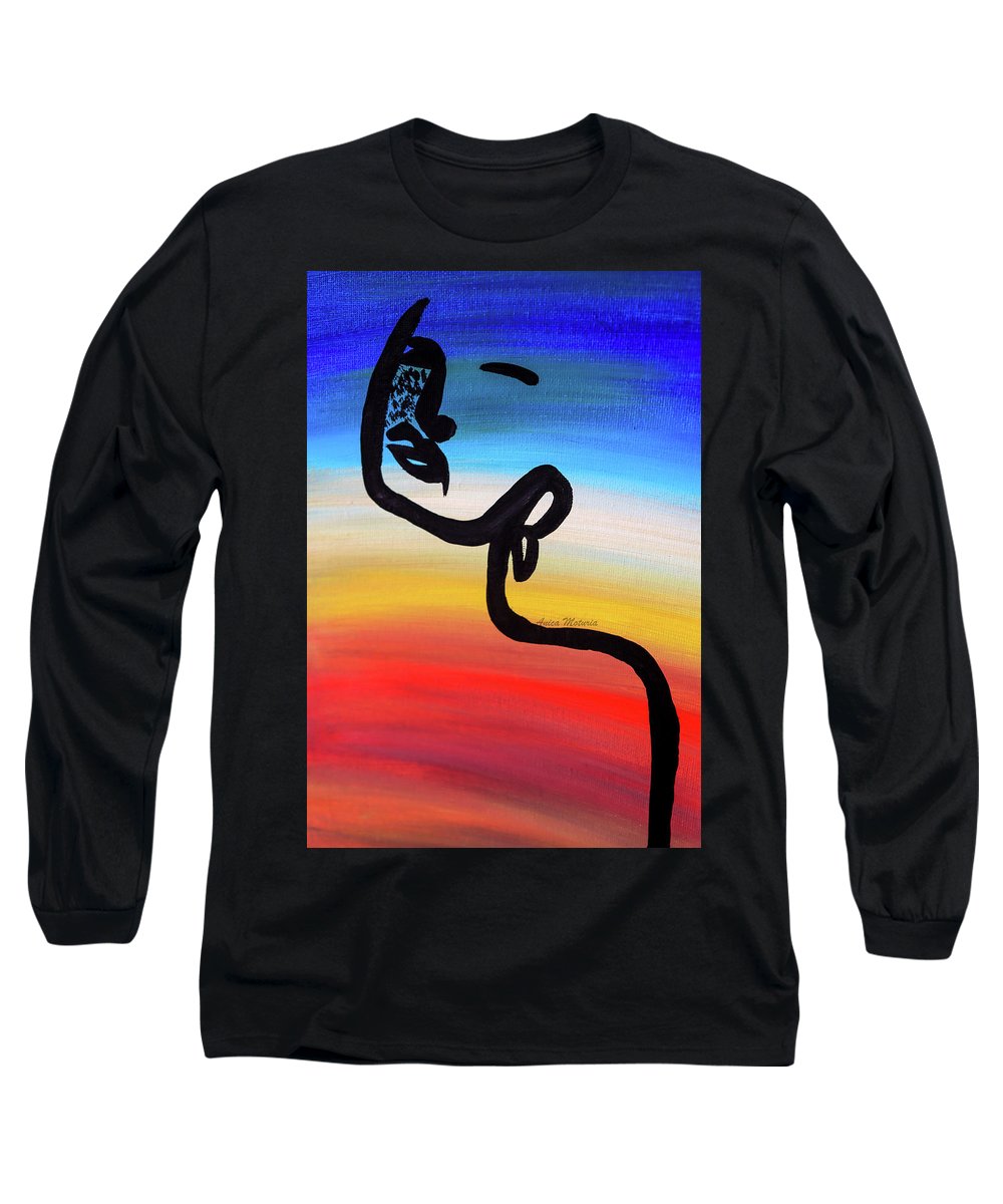 Line Art Beauty - Long Sleeve T-Shirt - Customizable