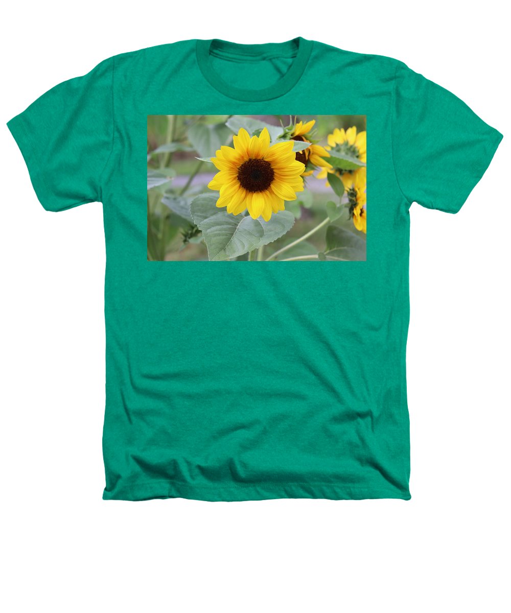 Sunflower Glory - Heathers T-Shirt - Customizable