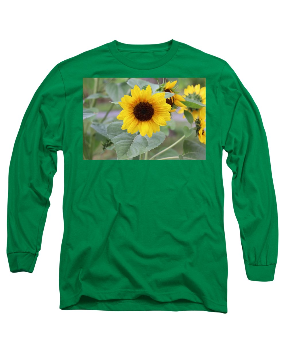 Sunflower Glory - Long Sleeve T-Shirt - Customizable