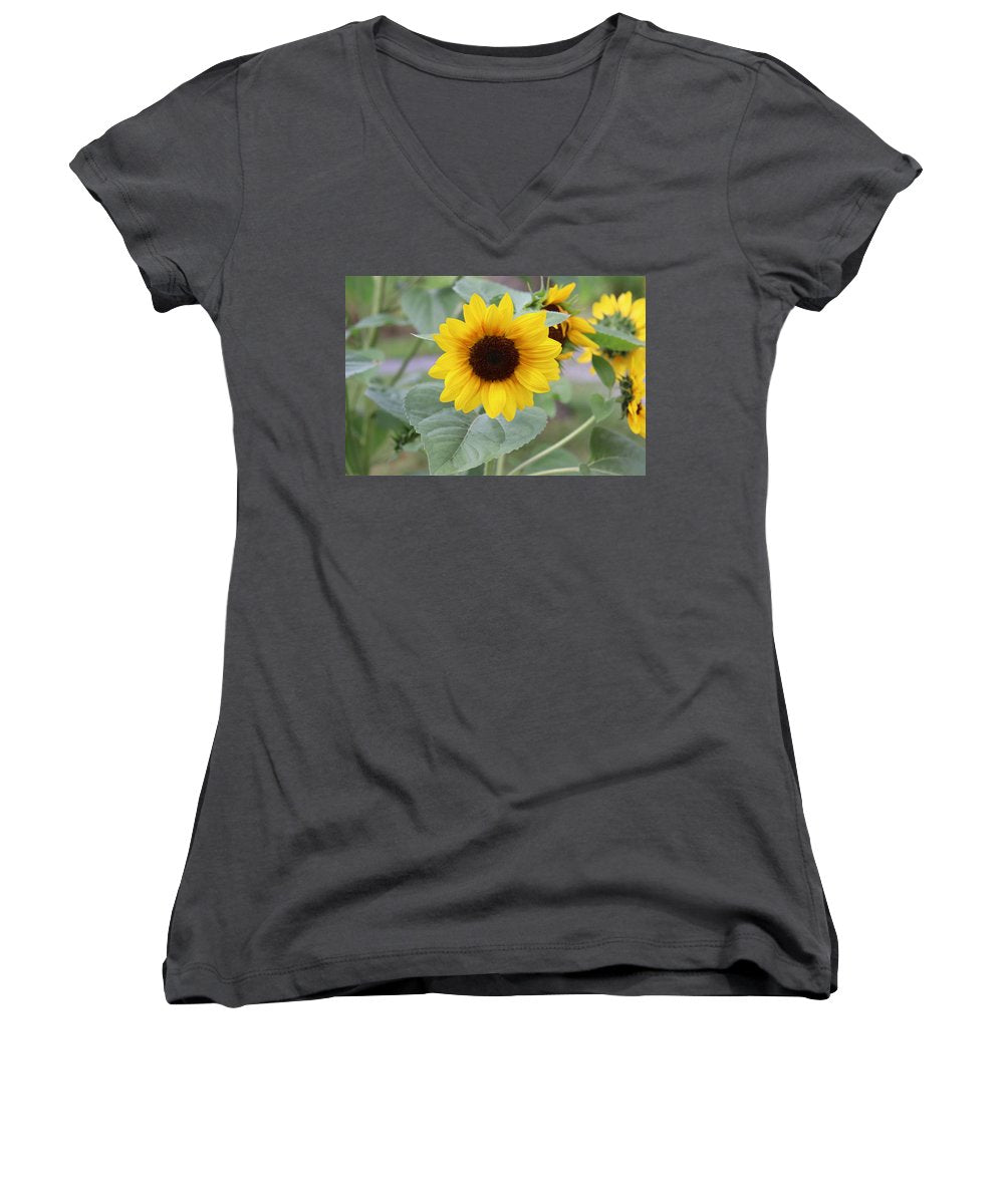 Sunflower Glory - Women's V-Neck - Customizable