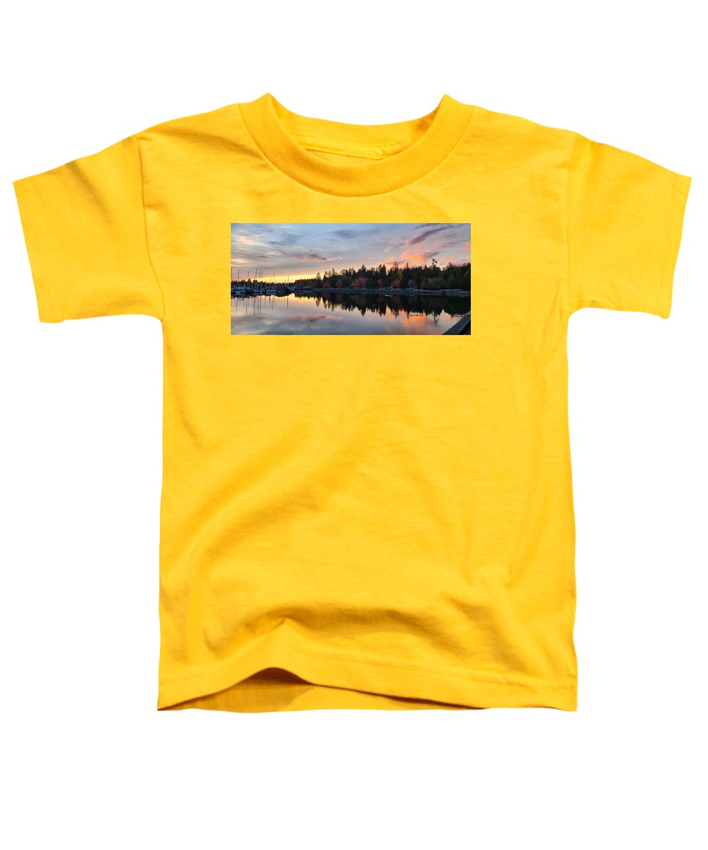 Coucher de soleil à Vancouver - T-shirt pour tout-petits