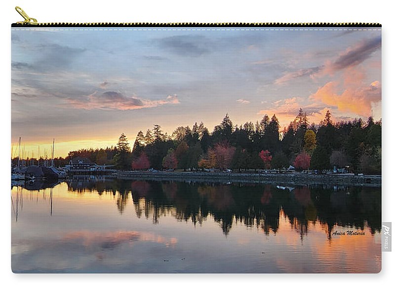 Vancouver Sunset - Zip Pouch - Customizable