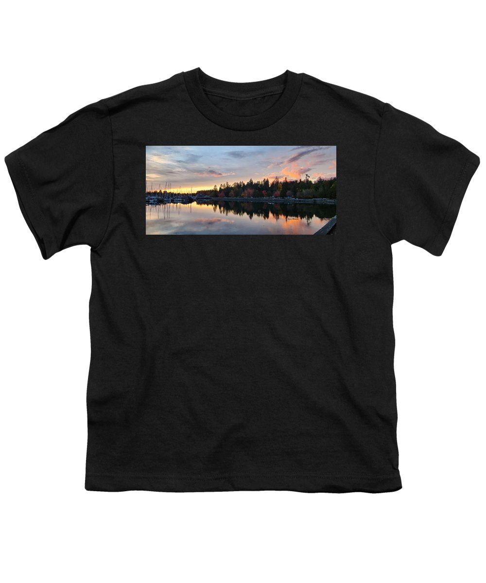 Vancouver Sunset - Youth T-Shirt - Customizable