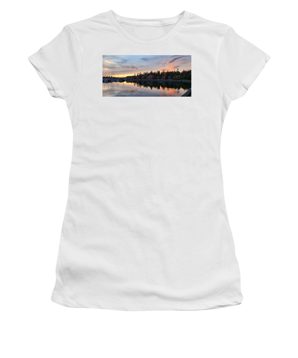 Coucher de soleil à Vancouver - T-shirt pour femmes