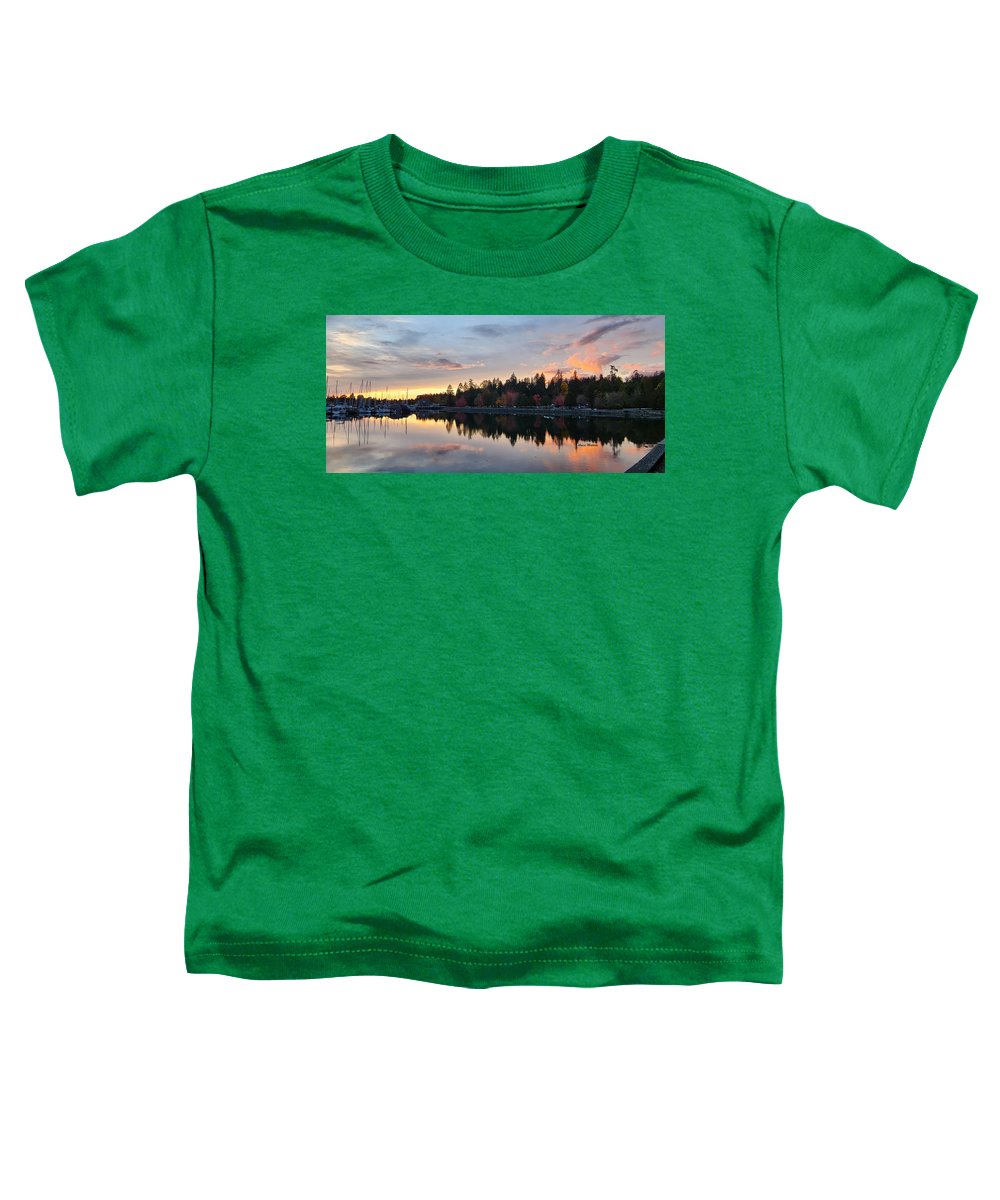 Coucher de soleil à Vancouver - T-shirt pour tout-petits