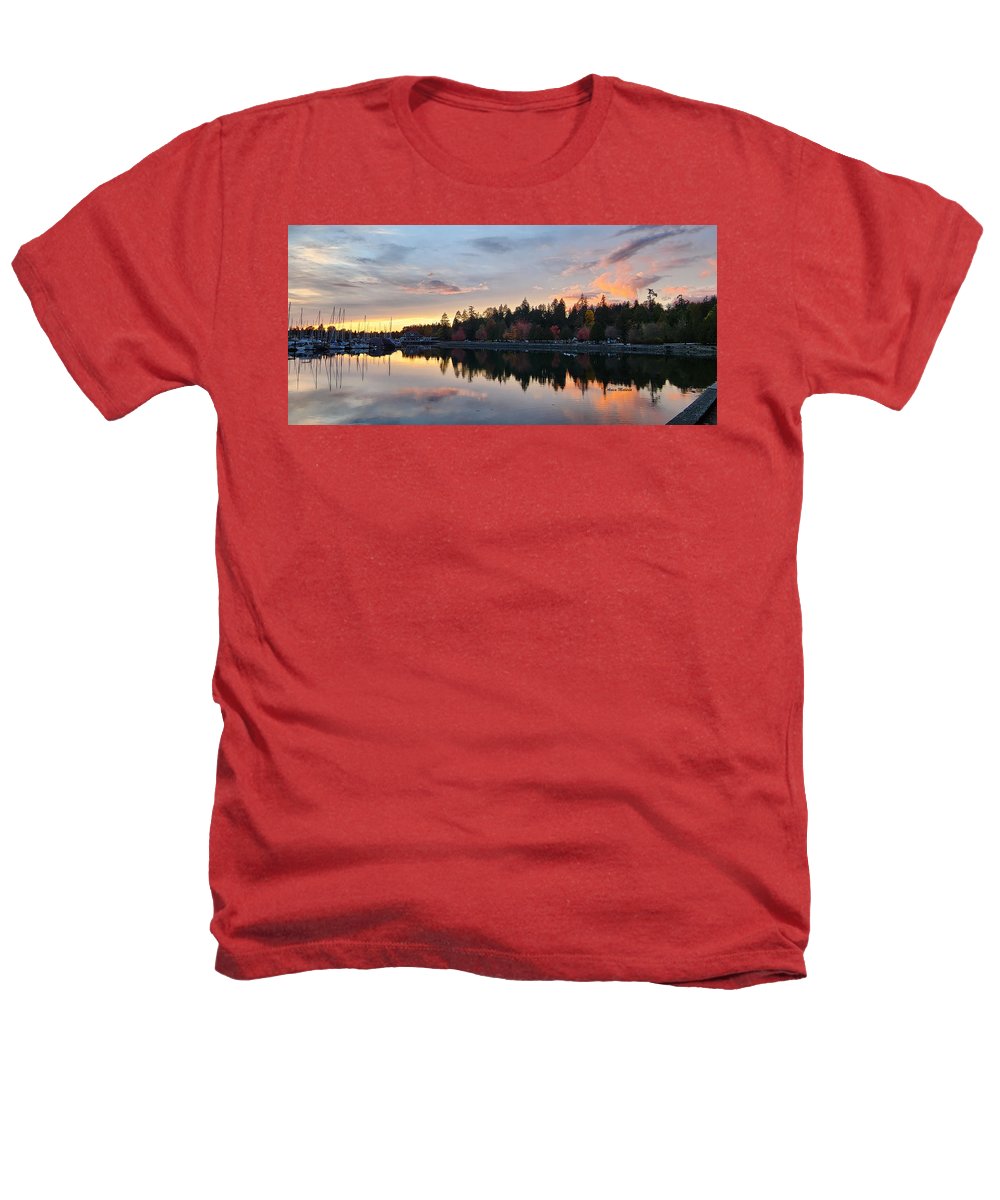 Coucher de soleil de Vancouver - T-shirt chiné