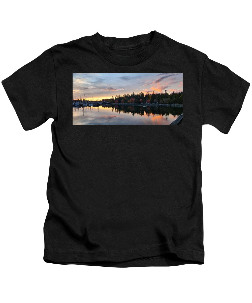 Coucher de soleil à Vancouver - T-shirt pour enfants