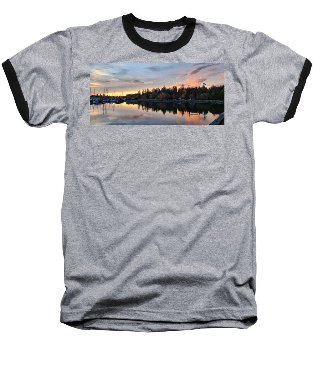 Vancouver Sunset - Baseball T-Shirt - Customizable