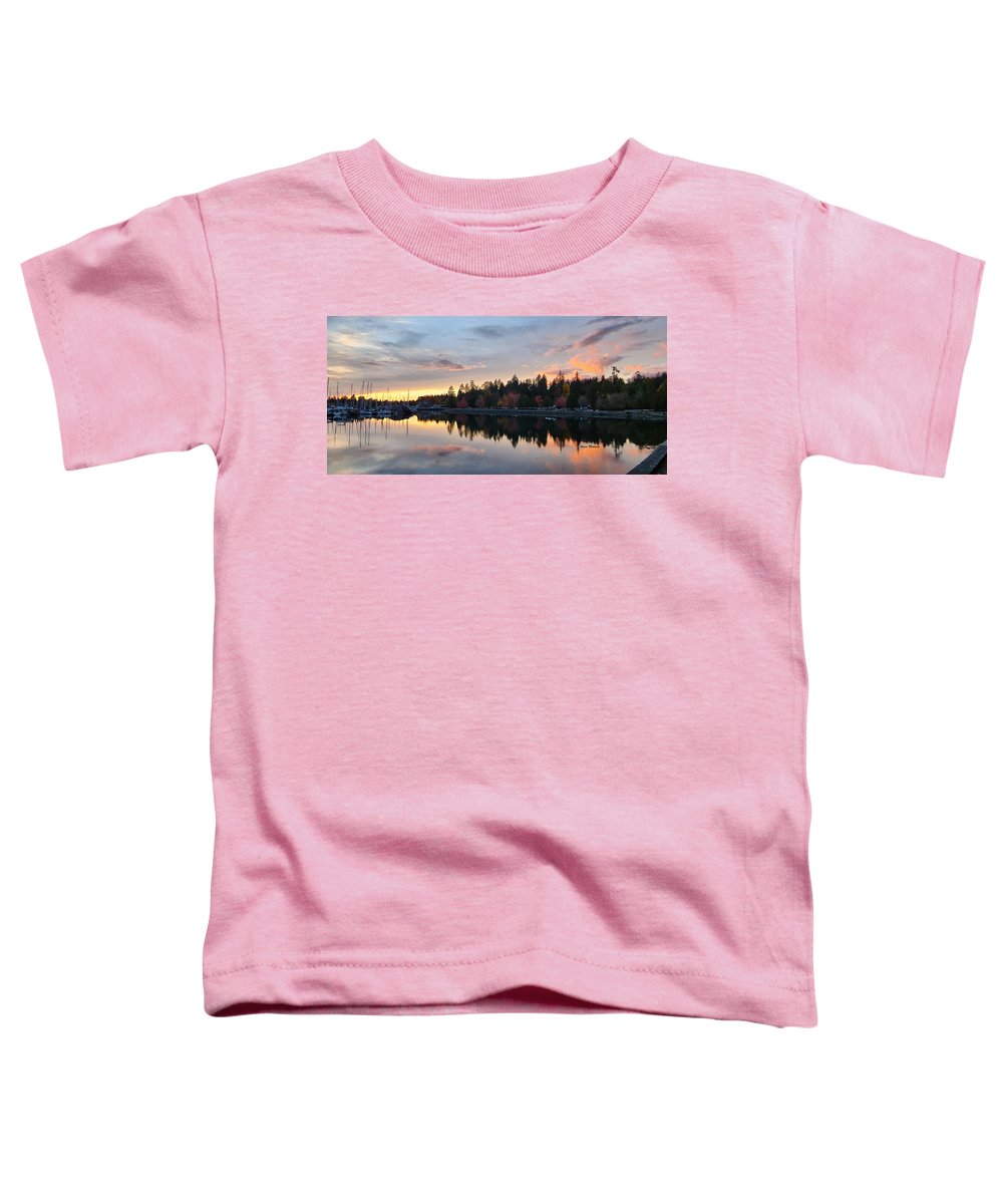 Coucher de soleil à Vancouver - T-shirt pour tout-petits