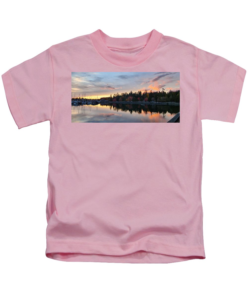 Coucher de soleil à Vancouver - T-shirt pour enfants