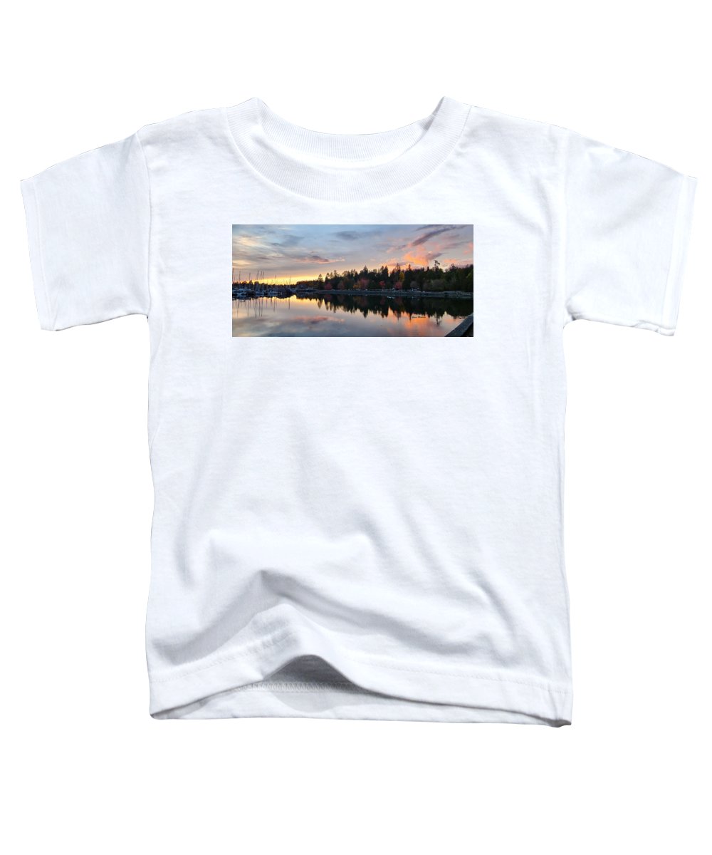 Coucher de soleil à Vancouver - T-shirt pour tout-petits