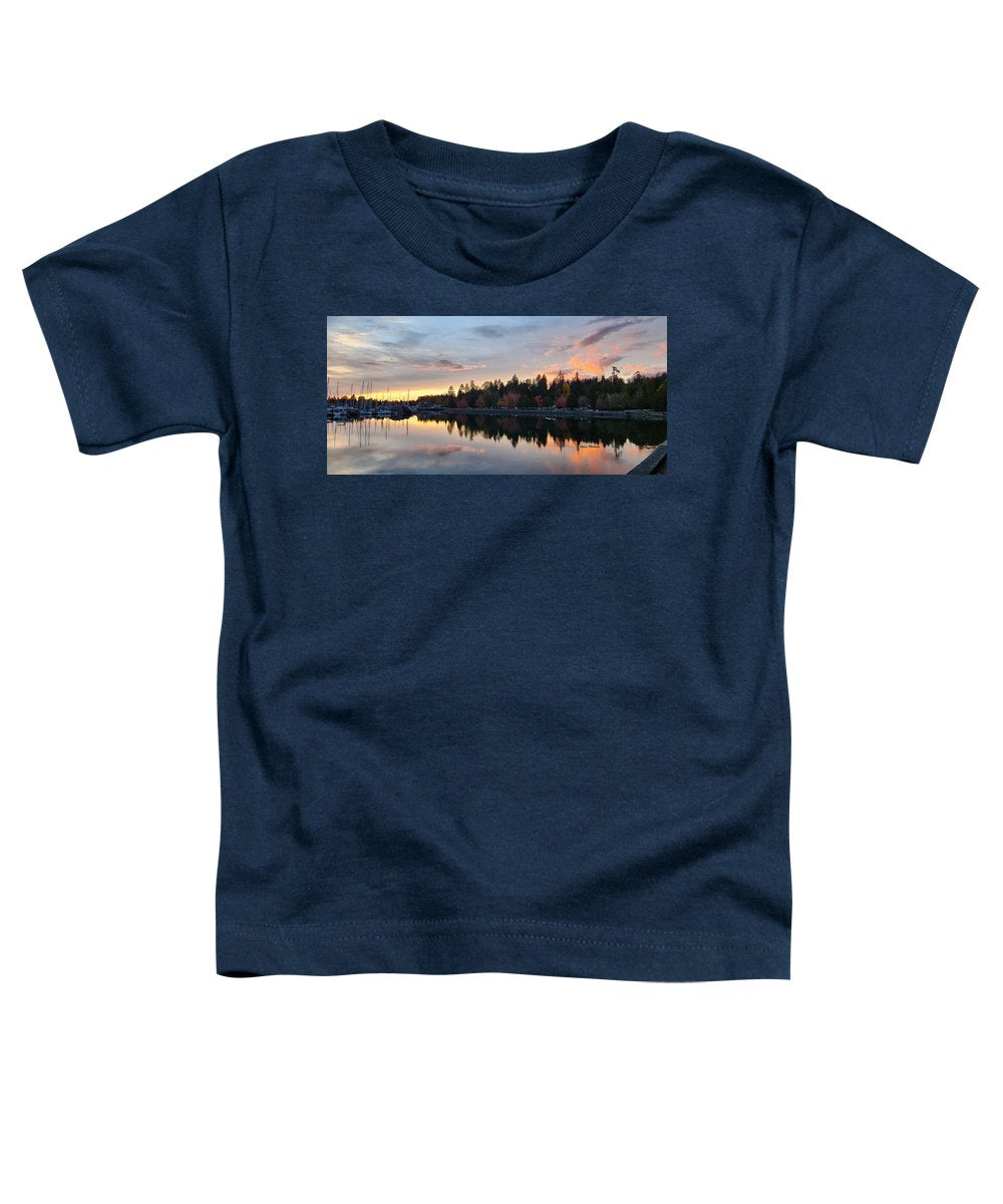 Coucher de soleil à Vancouver - T-shirt pour tout-petits