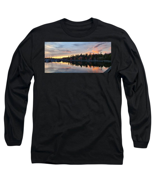 Vancouver Sunset - Long Sleeve T-Shirt - Customizable