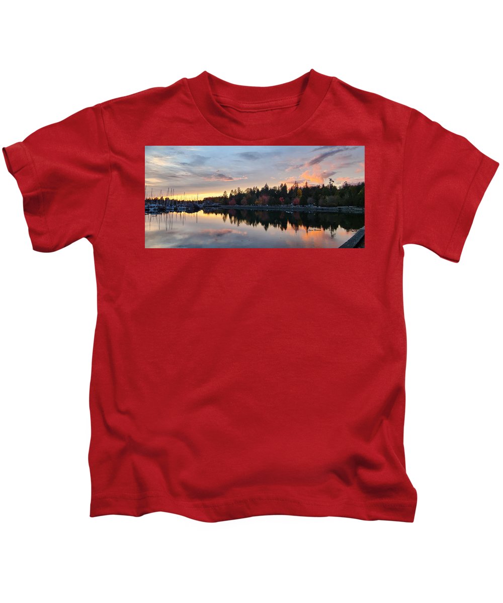 Coucher de soleil à Vancouver - T-shirt pour enfants