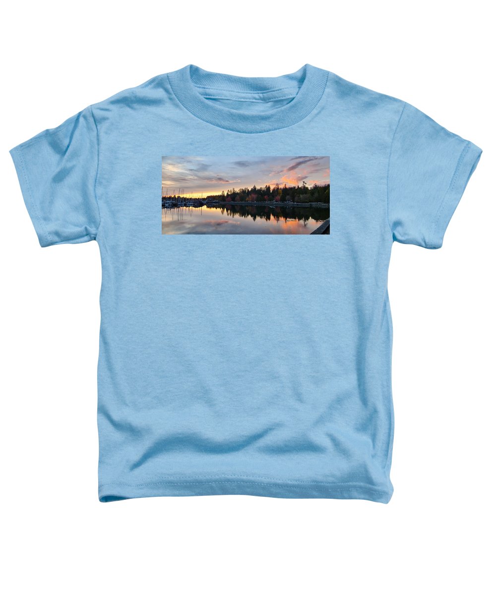 Coucher de soleil à Vancouver - T-shirt pour tout-petits