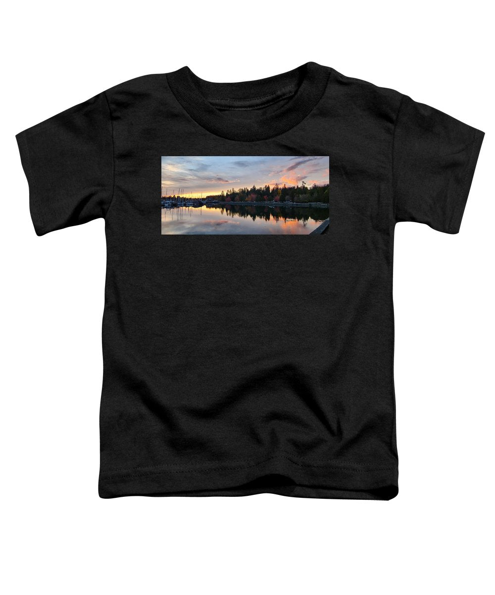 Coucher de soleil à Vancouver - T-shirt pour tout-petits