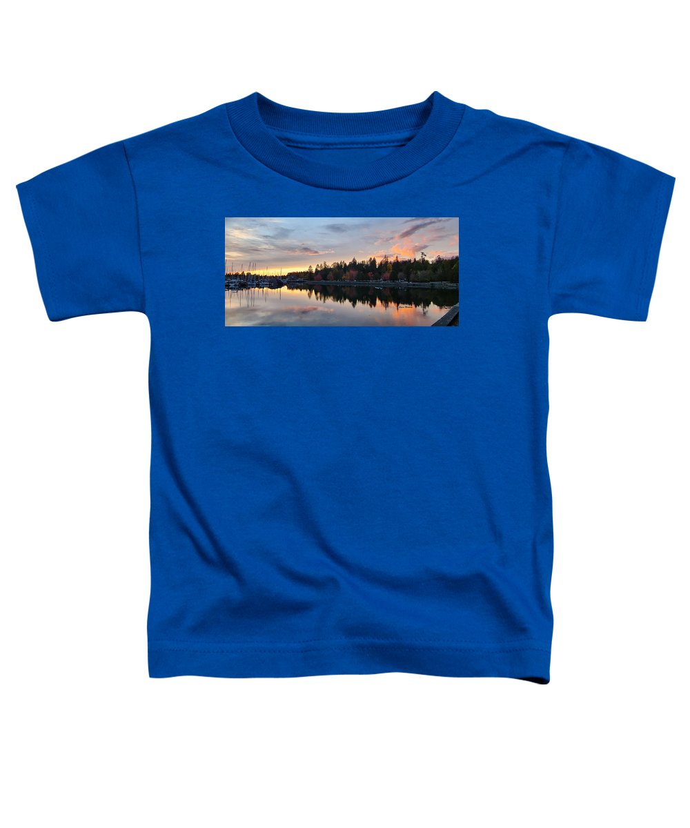 Coucher de soleil à Vancouver - T-shirt pour tout-petits