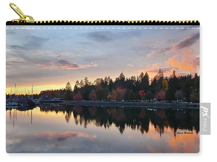 Vancouver Sunset - Zip Pouch - Customizable