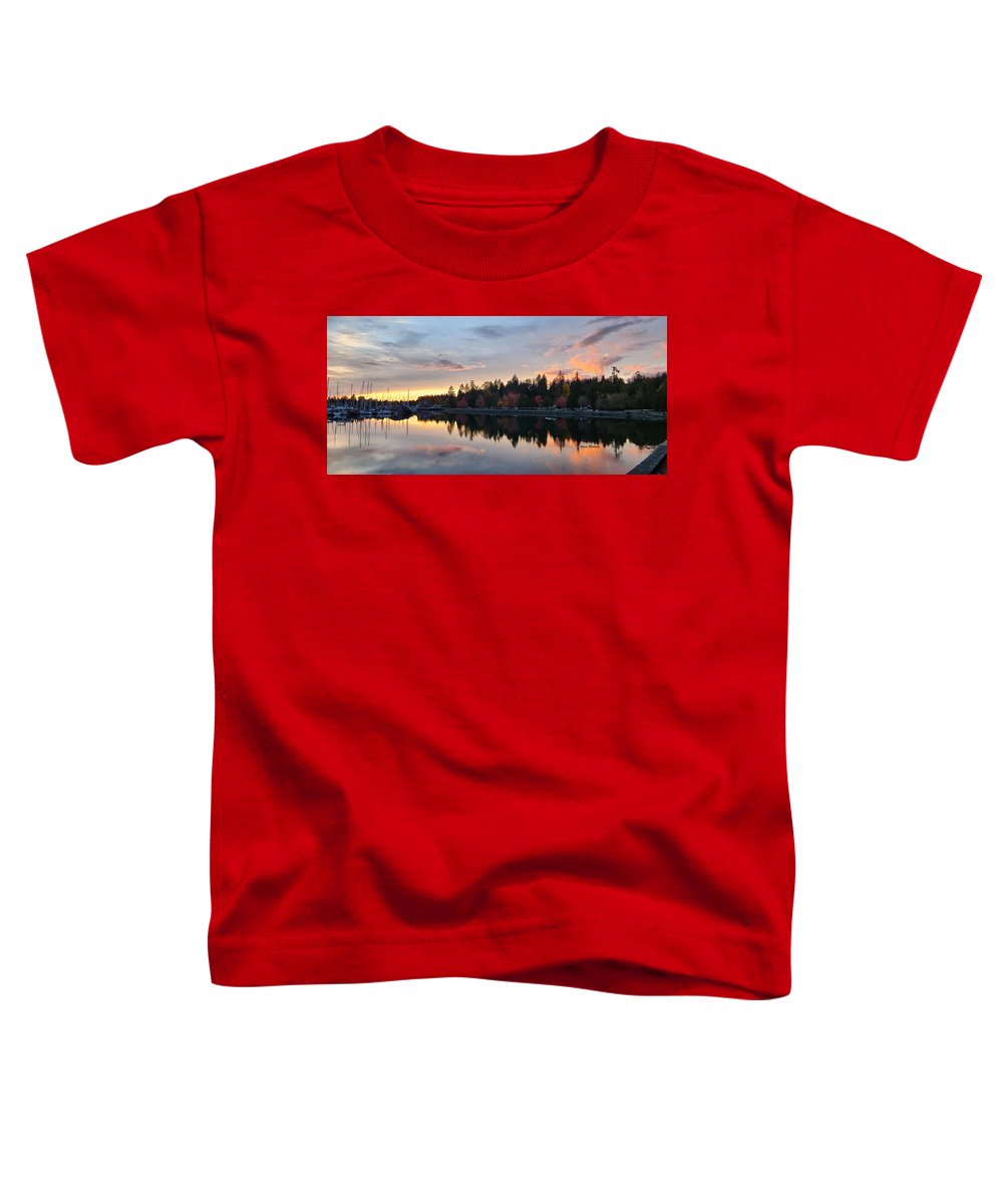 Coucher de soleil à Vancouver - T-shirt pour tout-petits