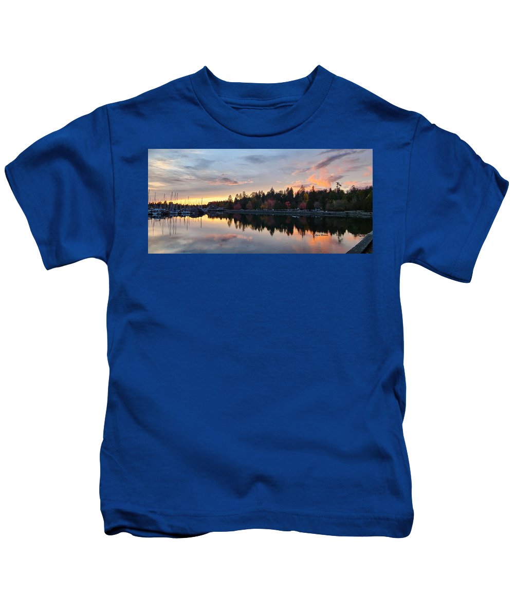 Coucher de soleil à Vancouver - T-shirt pour enfants