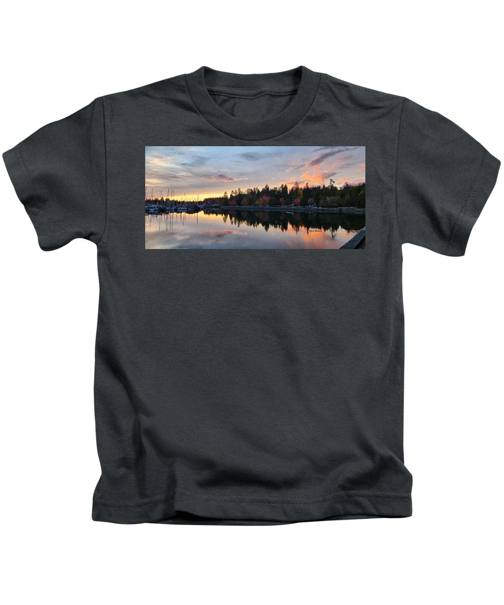 Coucher de soleil à Vancouver - T-shirt pour enfants