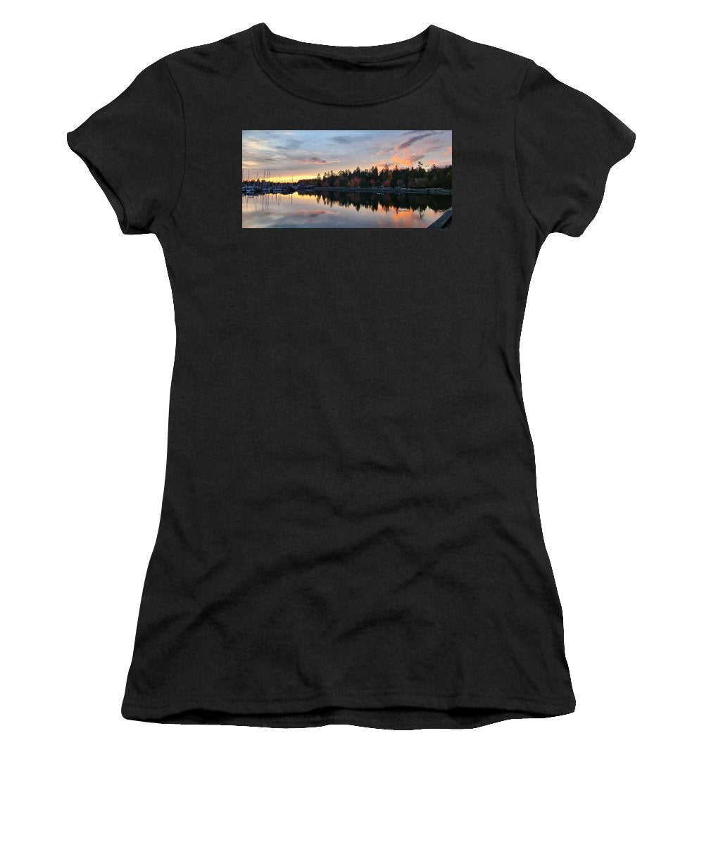 Coucher de soleil à Vancouver - T-shirt pour femmes