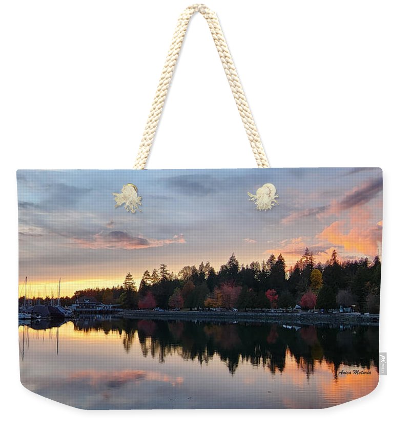 Vancouver Sunset - Weekender Tote Bag - Customizable