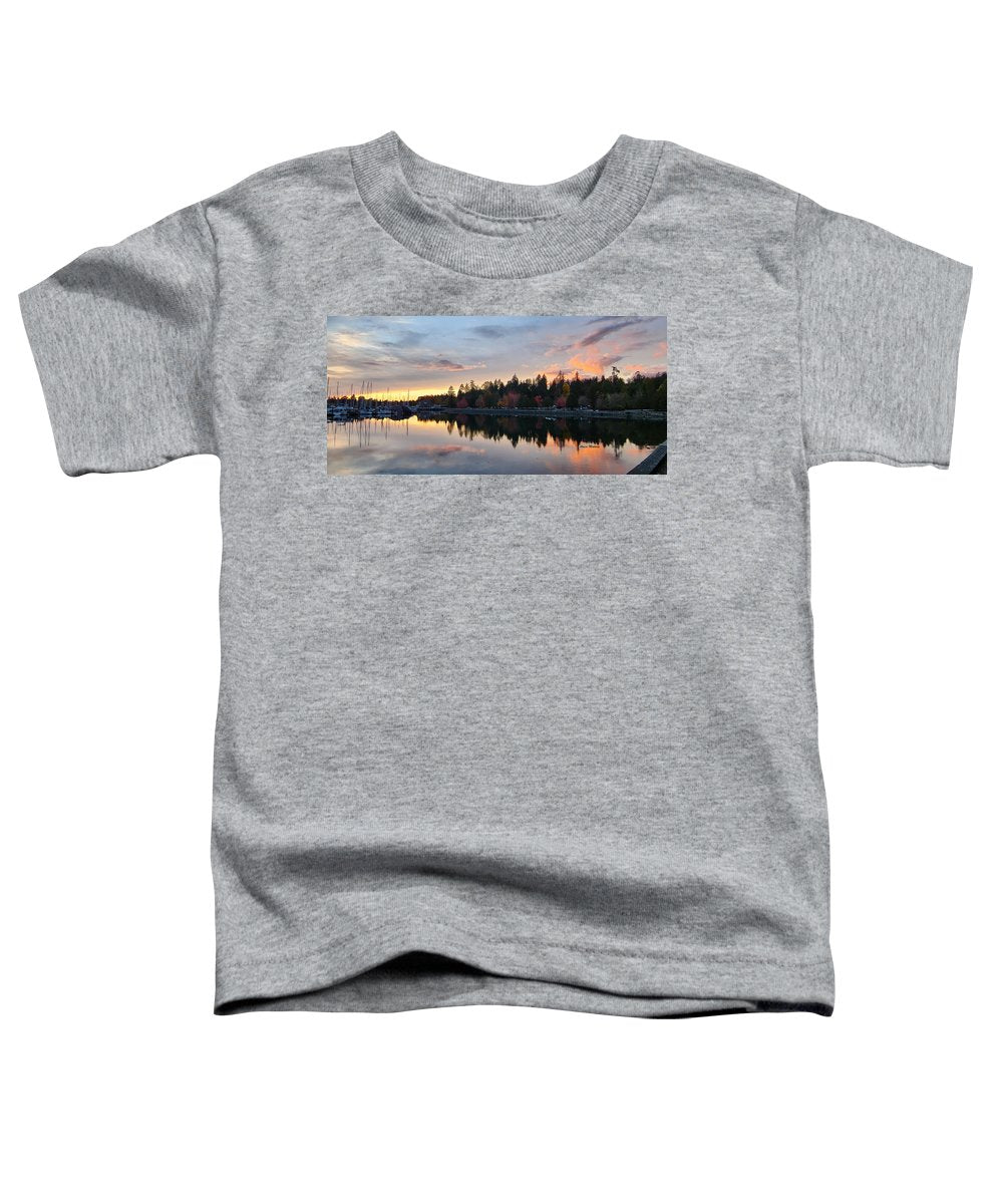 Coucher de soleil à Vancouver - T-shirt pour tout-petits