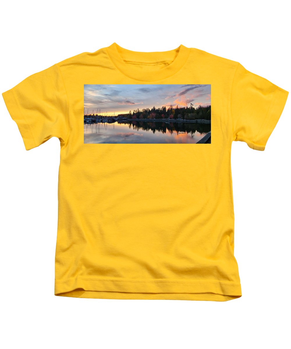 Coucher de soleil à Vancouver - T-shirt pour enfants