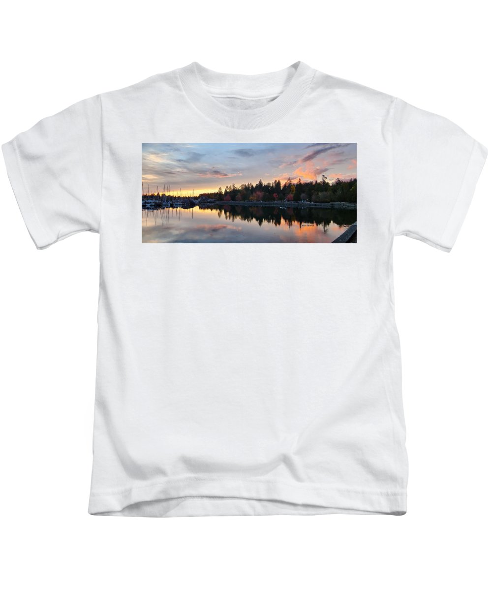 Coucher de soleil à Vancouver - T-shirt pour enfants