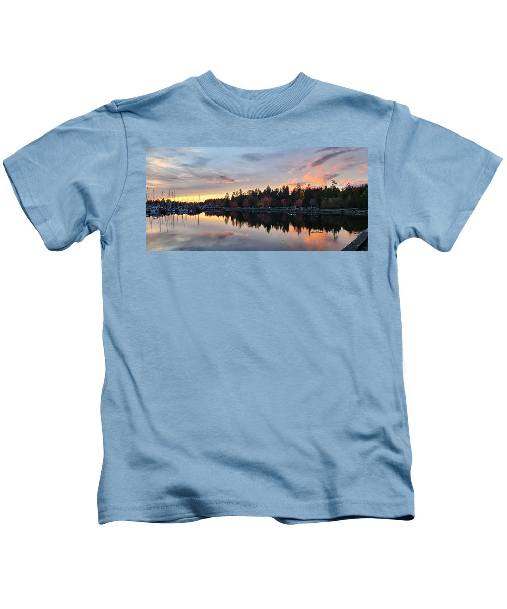 Coucher de soleil à Vancouver - T-shirt pour enfants