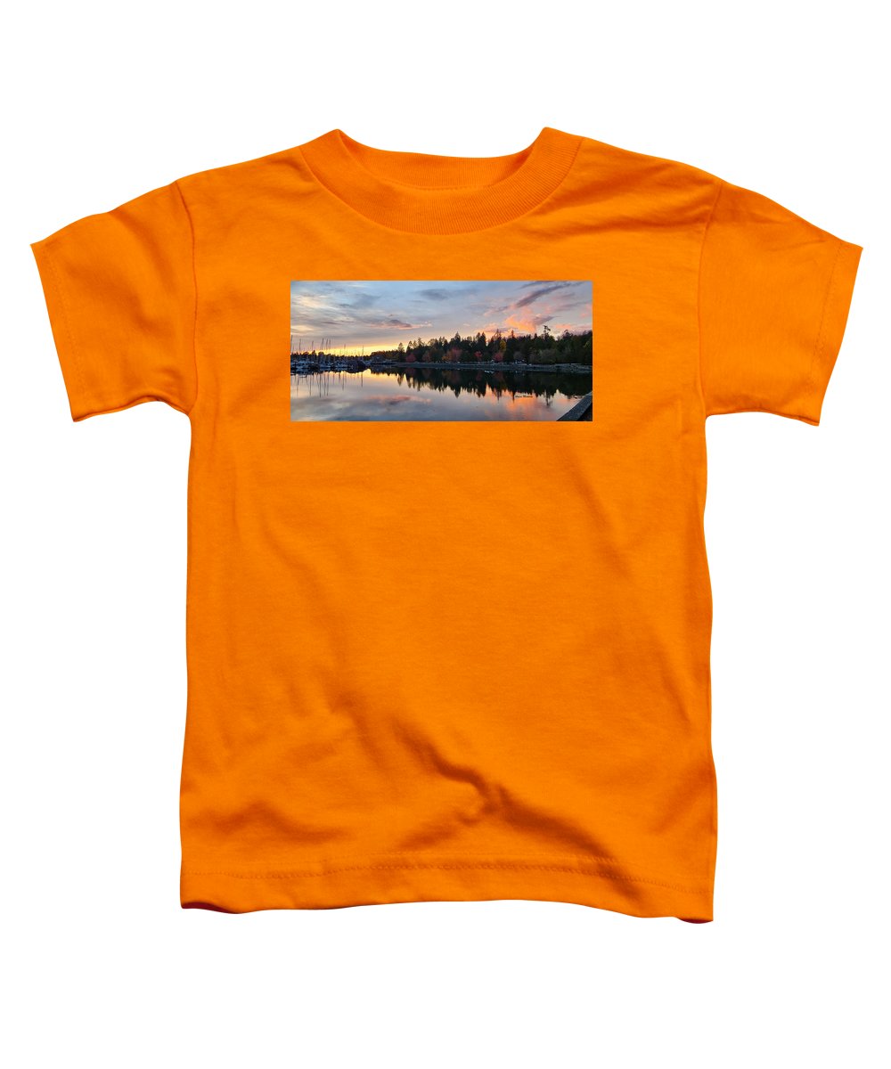 Coucher de soleil à Vancouver - T-shirt pour tout-petits