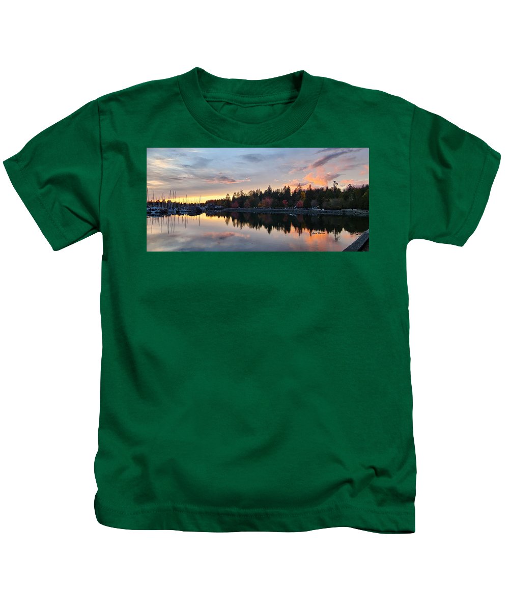 Coucher de soleil à Vancouver - T-shirt pour enfants