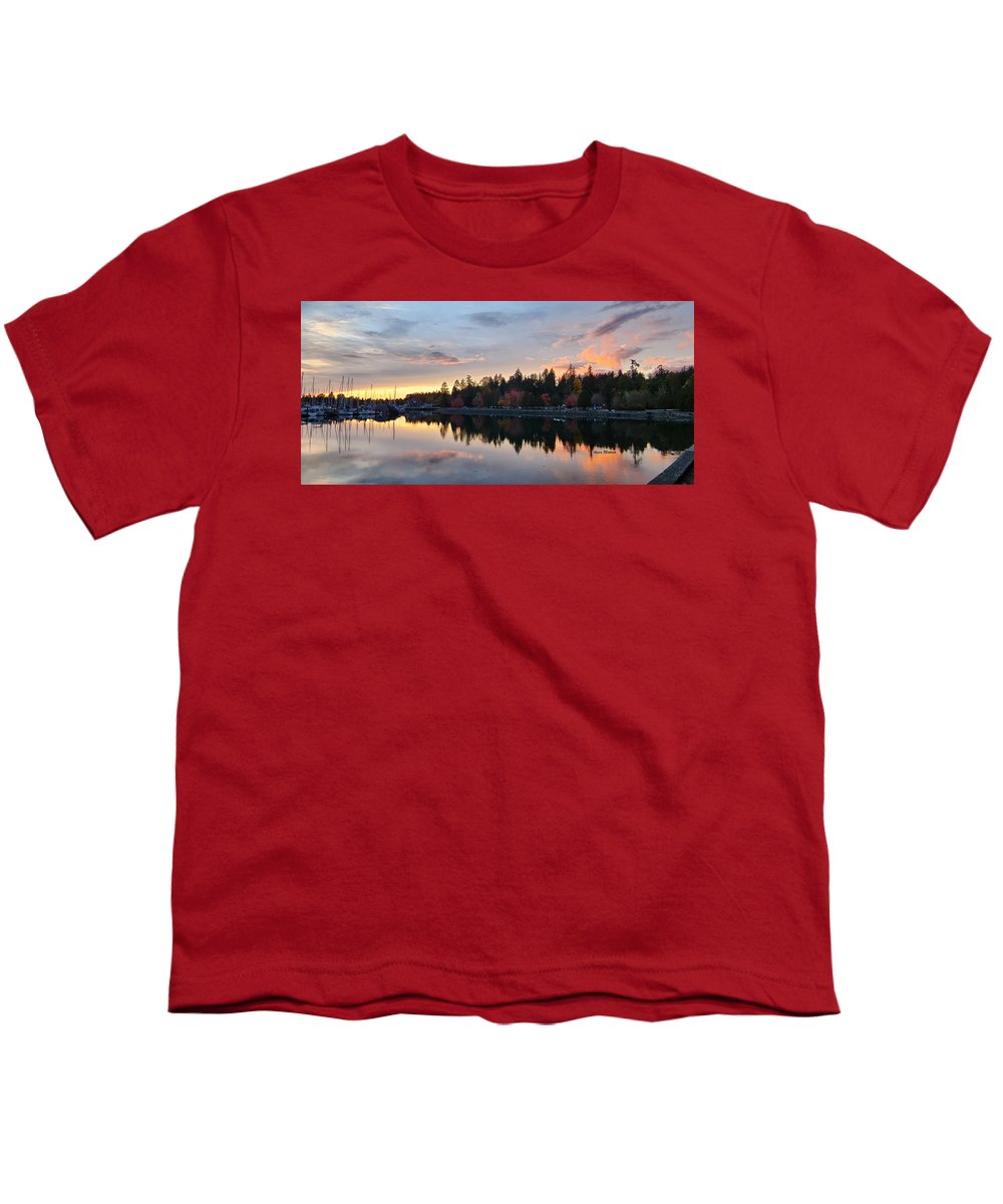 Vancouver Sunset - Youth T-Shirt - Customizable