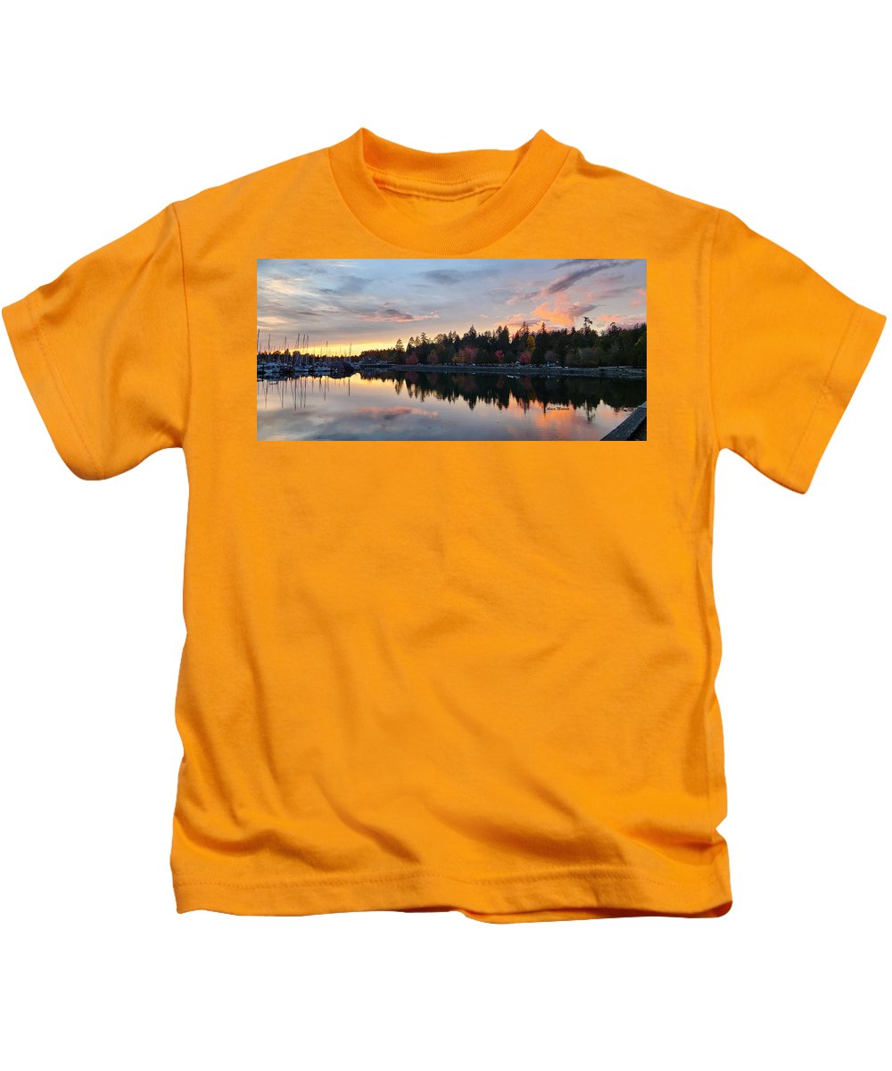 Coucher de soleil à Vancouver - T-shirt pour enfants