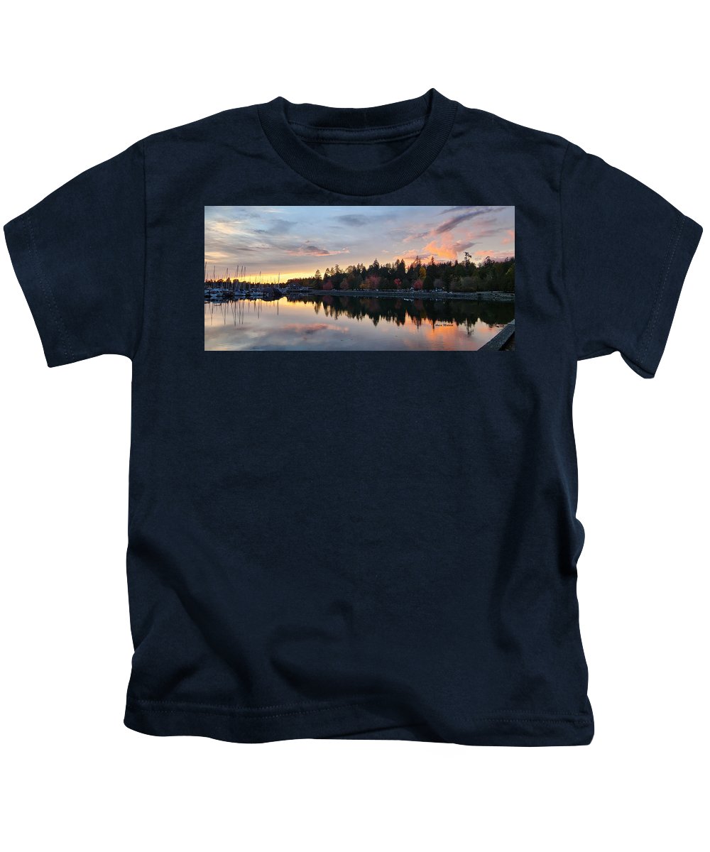 Coucher de soleil à Vancouver - T-shirt pour enfants