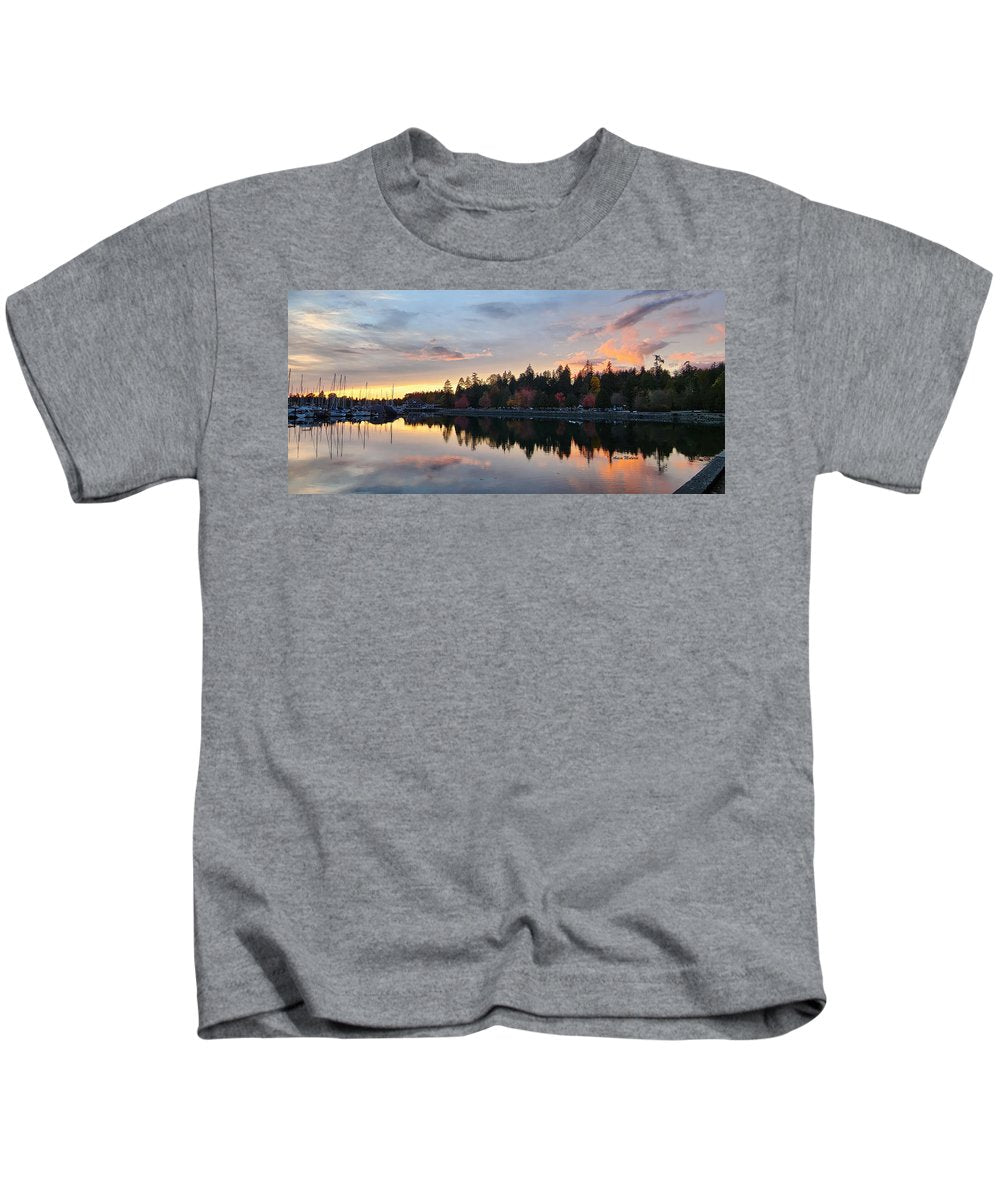 Coucher de soleil à Vancouver - T-shirt pour enfants