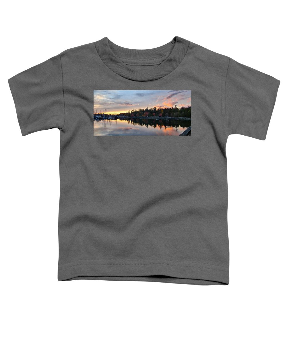 Coucher de soleil à Vancouver - T-shirt pour tout-petits