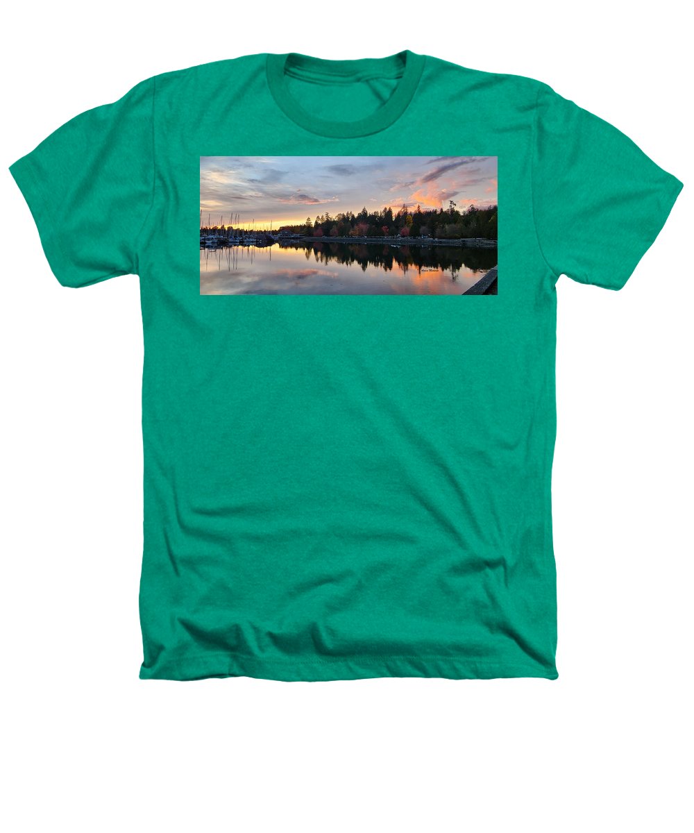 Coucher de soleil de Vancouver - T-shirt chiné