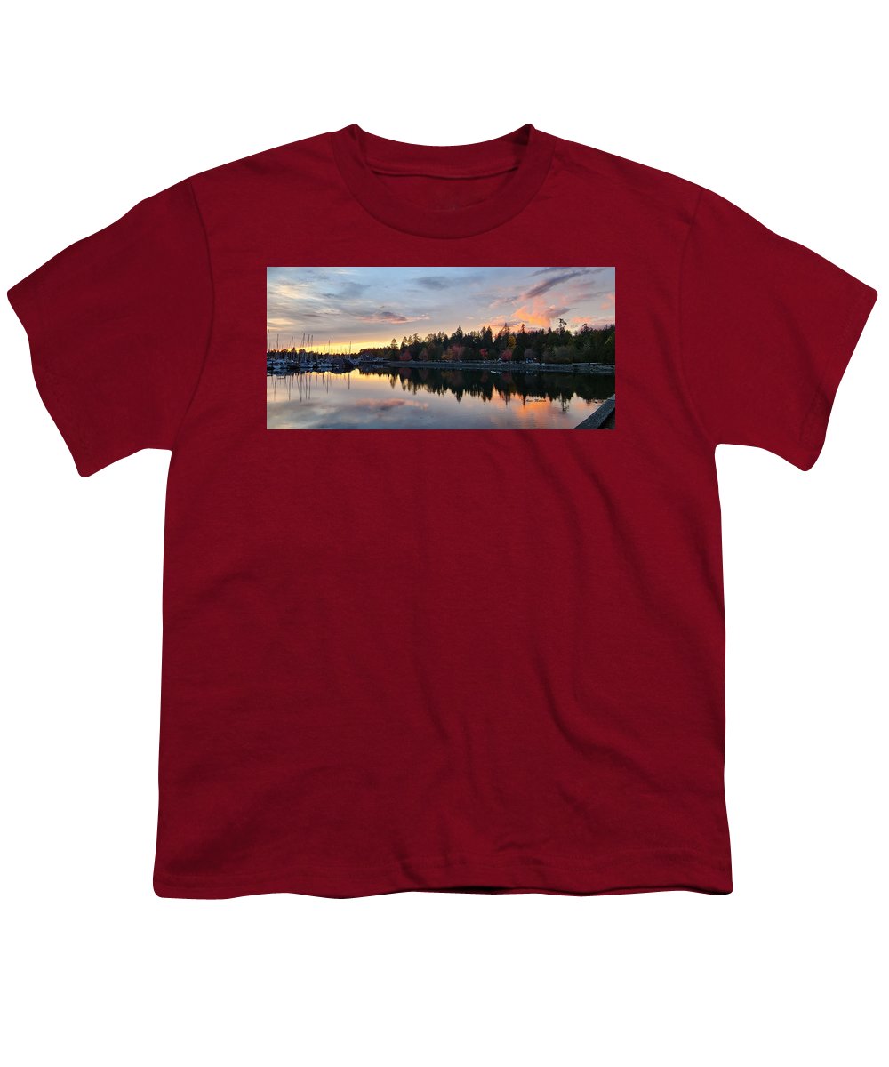 Vancouver Sunset - Youth T-Shirt - Customizable