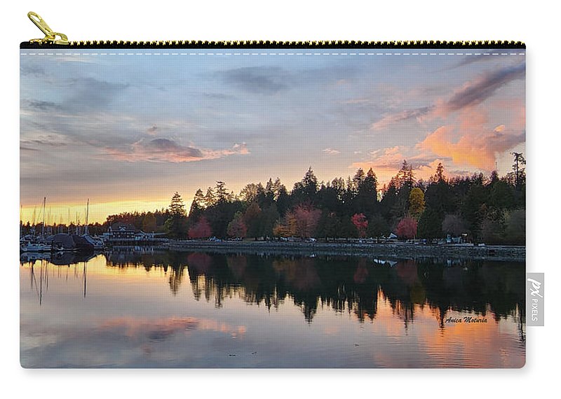 Vancouver Sunset - Zip Pouch - Customizable