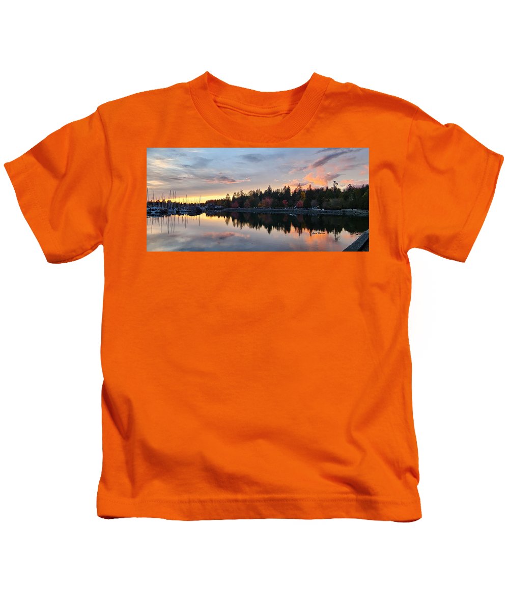 Coucher de soleil à Vancouver - T-shirt pour enfants