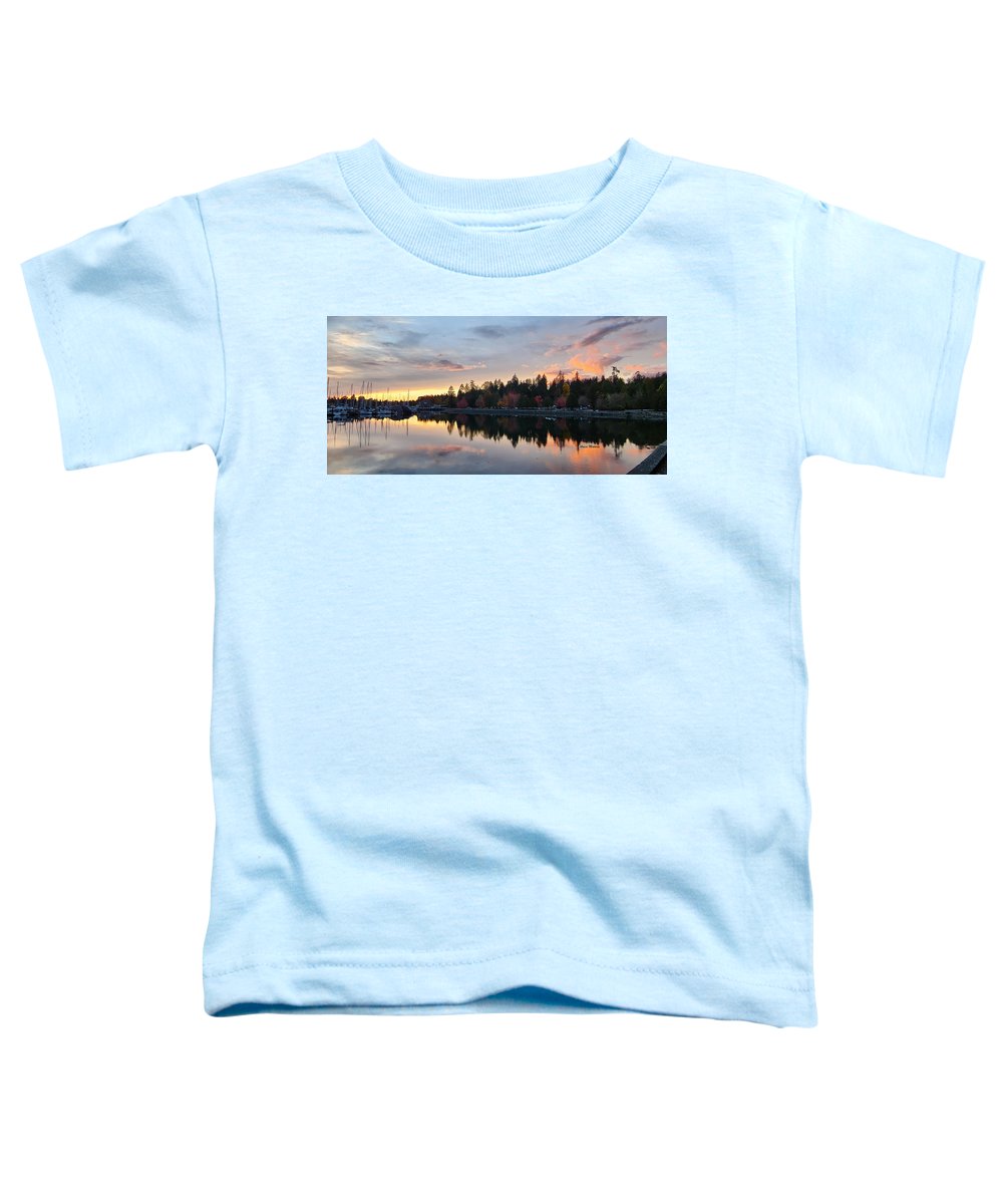 Coucher de soleil à Vancouver - T-shirt pour tout-petits