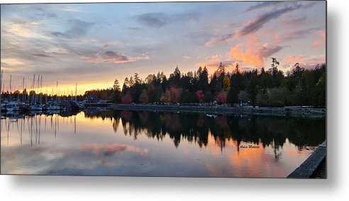 Vancouver Sunset - Metal Print - Customizable