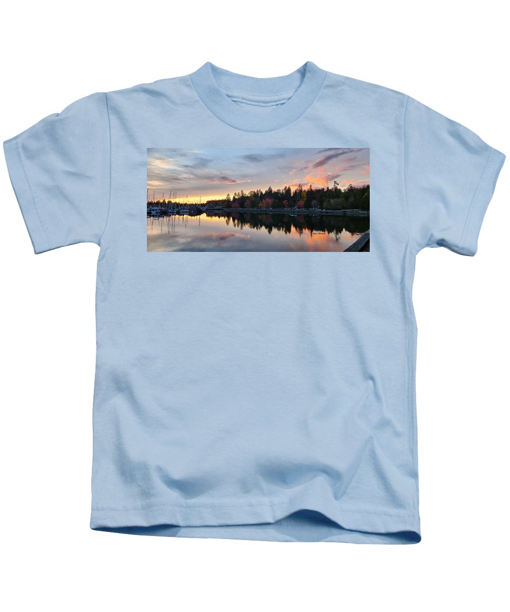 Coucher de soleil à Vancouver - T-shirt pour enfants